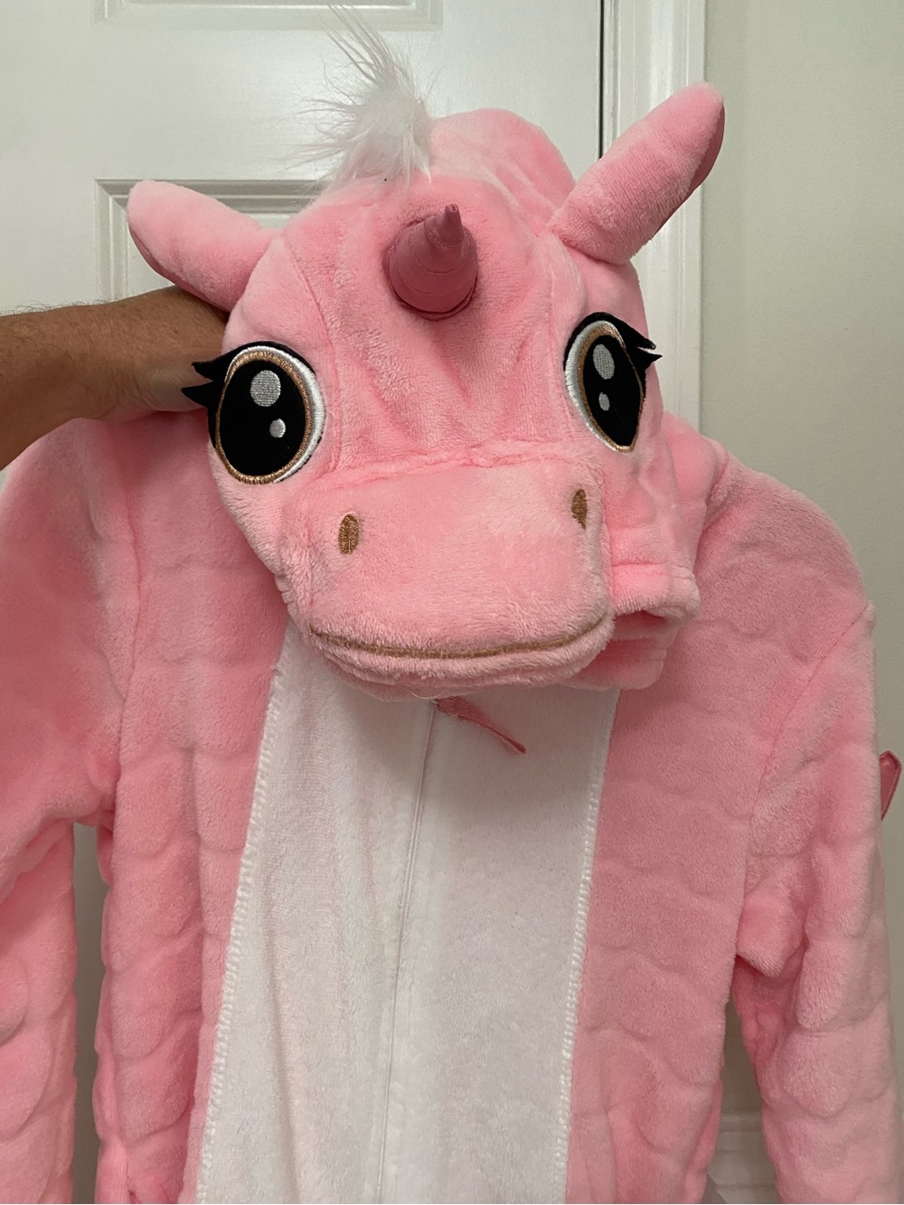 Secret Treasures Pink Unicorn Hooded Pajama Onesie